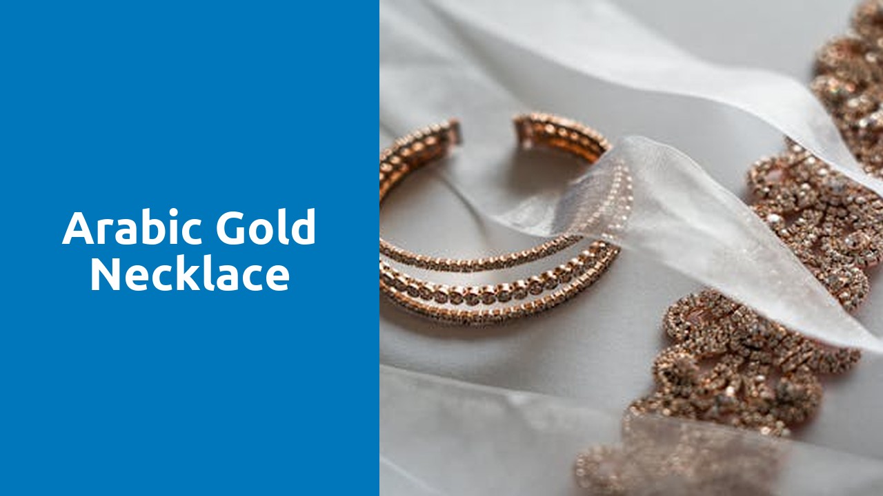 arabic gold necklace